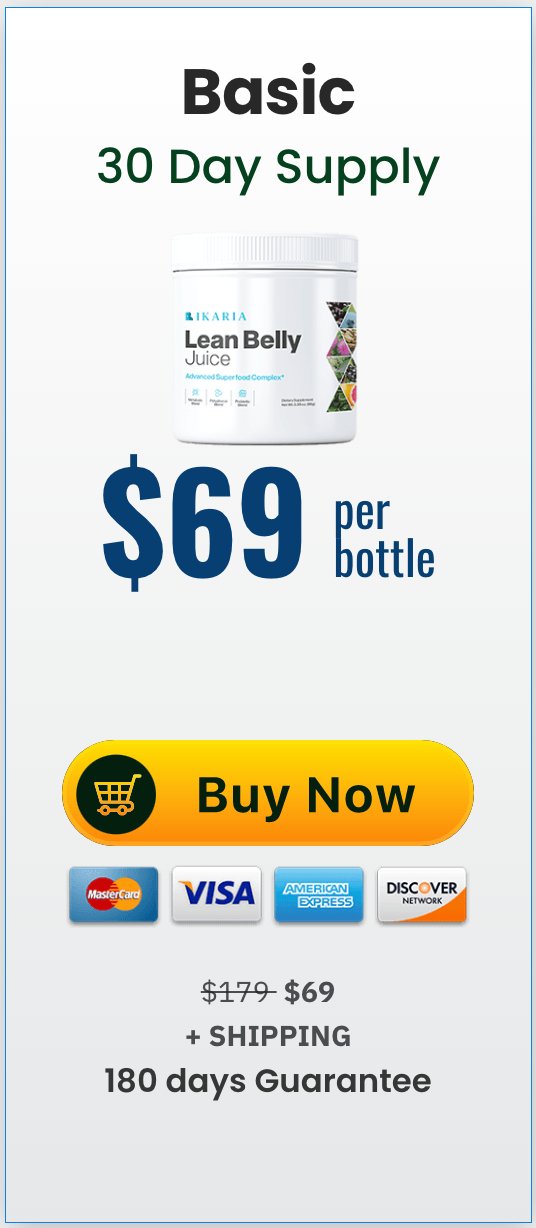 Ikaria Lean Belly Juice - 1 Bottle